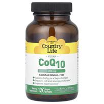 Country Life, Vegan CoQ10, 100mg, 120 Vegan Softgels