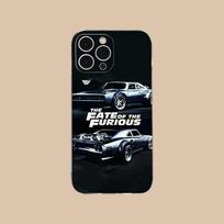 Fast Furious Mobile Phone Case for iPhone 16 15 14 13 12 11 X XR XS 8 6 Pro Max Plus Mini Clear Colour Printing Cover Pretty iPhone 13 Pro black