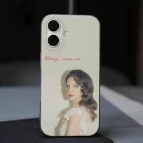 L-Lana D-Del Rey Phone Case Corrugated Pattern Phone Case For iPhone 17 Air 16 15 14 13 Pro Max Matte Shockprooof Cover iPhone 14pro max beige