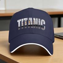 Titanic Sailing Ship  Sun Baseball Cap  Summer Stylish Hip Hop Hats For Unisex Hunting Camping Baseball Caps One Size blue