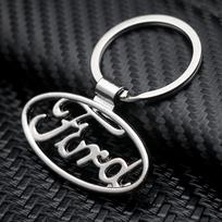 Metalinis Odinis Automobilio Raktų Pakabukas Raktų Žiedas Ford Mustang Focus MK7 Fiesta Mondeo Transit Ecosport Escort Automobilio Tiuningo Aksesuarams rvxb06 gray