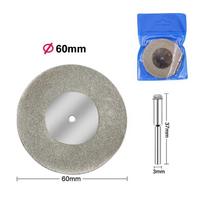40/50/60mm Dremel Rotary Tool Disc Slice Dremel Accessories With 1 Arbor Shaft Diamond Grinding Wheel Metal Cutting