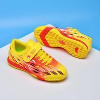 Mbappé Kids' Velcro TF Studded Soccer Shoes for Boys & Girls, Primary School 31 white