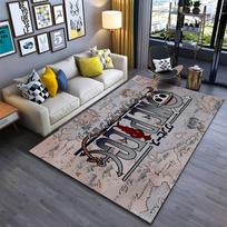 One Piece Map Style Carpet  suitable as a non-slip mat for the living room or bedroom sofa 40x60cm( 15x23in )