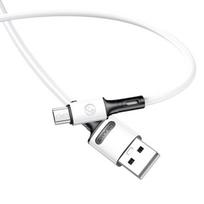 USAMS MICRO USB GREITO ĮKROVIMO KABELIS 1M SAMSUNG HUAWEI TELEFONAMS
