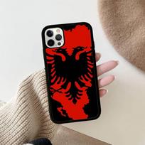 Albanian Flag Map Phone Case For IPhone 17 16 15 14 13 Plus 12 11 Pro Max PC+TPU Cases Back Cover iPhone 16