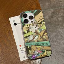 Anime Jojo Bizarre Adventure For IPhone 17 16 15 11 12 13 14 Pro Max Plus Pro Corrugated Translucent Back Phone Cover iPhone 16 white