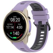 Oficialus silikoninis dirželis, skirtas Garmin Forerunner 970 965 955 945 935 745, dviejų spalvų, sportinis, pralaidus orui, apyrankė, riešo juostelė, aksesuarai Forerunner 955 gray