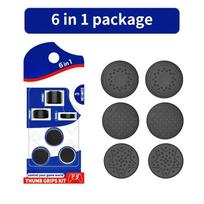 Silicone Thumb Stick Grip Cap Joystick High Cover for Playstation 5 PS5 PS3 PS4 Xbox 360 Switch Pro Controller Thumbstick Grip 6PCS Joystick caps  gray