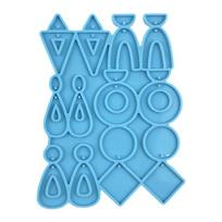 Handmade Jewelry Necklace Resin Mold DIY Art Crafts UV Crystal Resin Epoxy Mold 1 blue