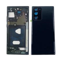 Telefono korpusas Samsung Galaxy Note 20 Ultra 4G 5G N985 N986 Vidurinis rėmelis Baterijos galinis dangtelis LCD rėmelis MF add BC-Black gray