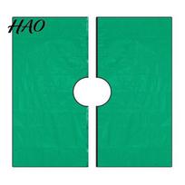 Outdoor Lawn Debris Collector Landscape Pruning Tarp, Waterproof PE Leaf Collection Blanket, Windproof Ground Fixing Tarp Center Opening Sheet M žalia