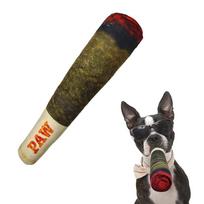 Funny Cigar Dog Toy Soft Plush Squeaky Dog Toy Reinforced Double Layer Mesh Fetch Toy Funny Pet Po Prop For Medium Small Dogs black