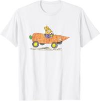 Richard Scarry Kiškio Morkų Automobilio Nuotykis Marškinėliai XXXL white