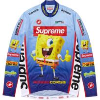 Supreme x SpongeBob SquarePants x Castelli® printed cycling top SUP-SS25-082 L