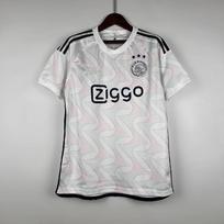 Ajax 2023-2024 Graffiti Edition Soccer Jersey Mens Oversized Short Sleeve Football Shirt Training Matches Large white