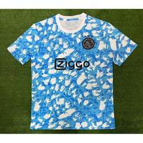 Ajax 2023-2024 Graffiti Edition Soccer Jersey Mens Oversized Short Sleeve Football Shirt Training Matches XXL white