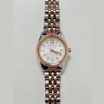 Michael Kors Women's Petite Lexington Quartz Watch Silver Dial Stainless Steel 26mm MK4816 sidabras