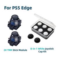 For PS5 Edge Stick Module TMR Effect Joystick Control for Mobile Games Replacement for PlayStation 5 Edge 3D Analog Joysticks 1 10in1 TMR Whie