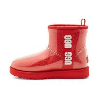 UGG  Classic Clear Mini Lava Flow Women Sneakers Red 1113190-LFL 37 red