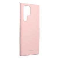 Dėklas Mercury Silicone Case Samsung Galaxy S22 Ultra, rožinio smėlio