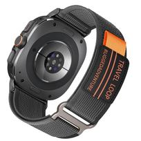 Trail Loop For Samsung Galaxy Watch 7 Ultra Strap 47mm accessories Sport Nylon bracelet Samsung Galaxy watch Ultra band 47 mm Galaxy watch 7 Ultra&L black