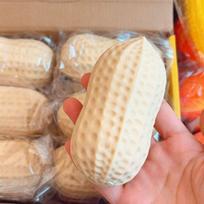 Stress Squishy Toys Simulated Peanut Burger Corn Squeeze Toy Anxiety Relief Fidget Toys Super Soft Slow‑Rising for Birthday Gift white