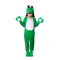 Mieli vaikų varlių kostiumai Žali Cosplay kostiumai Madingi pasirodymų drabužiai Vaikams berniukams mergaitėms 120CM green