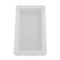 Reusable Plaster Molds for Crafts Garden Stepping Stone Mold, Concrete Paver DIY Path Cement Mould Backyard Patio Walkway Landscaping Flagstone B white