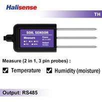 RS485 Modbus Soil Sensor 7 in 1 Measure Soil Moisture Temperature Humidity EC PH  NPK TH