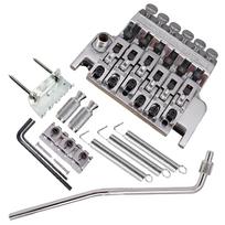 Suderinamas su Ibanez 91,2x70mm Tremolo sistema su fiksavimo veržle, tiltas, tiksliai pagamintas cinko lydinio gitaros priedas 91.2x70mm sidabras