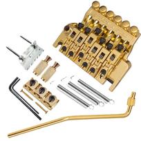 Suderinamas su Ibanez 91,2x70mm Tremolo sistema su fiksavimo veržle, tiltas, tiksliai pagamintas cinko lydinio gitaros priedas 91.2x70mm auksas
