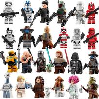 Star Legion Building Blocks Mini Figures Battle Small Particle Assembly Dolls Educational Toys for Kids