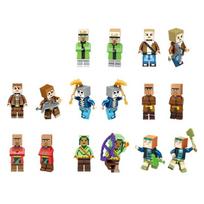 Bitininkas Kaimietis Sam Mini figūrėlė Statybos žaislas Pagrindo plokštė Minecraft