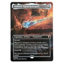 A Board Game Card Tcg Andúril, Narsil Reforged HOC #40 brown