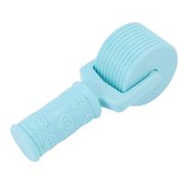 Art Roller Easy Grip Hand Roller Detachable Rhinestone Embroidery Craft Tool for   Pressing Crafting Painting Cyan white
