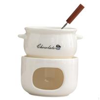 Accessories for Chocolate Fondue Mug, Multifunctional Ceramic Cup, Kitchen Utensils Chocolate, balta