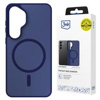 Dėklas 3mk Smoke MagCase telefonui Samsung Galaxy S25, mėlynas perregimas