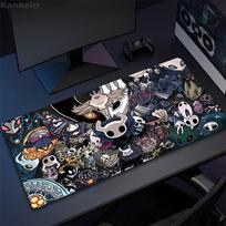 Pelės padėkliukai Hollow Knight Stalo kilimėliai Kompiuterio pelės kilimėlis Įmonės Didelis stalo kilimėlis 80x30 XXL Dydžio Žaidėjų pelės kilimėliai Anime Pelės kilimėlis Kilimėliai 30cmx80cm(11.8x31.5inch) black