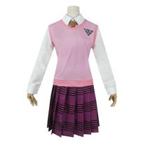 Danganronpa V3 Akamatsu Kaede Cosplay Costume Full Set Exquisite Uniform Design Suit,XL gray