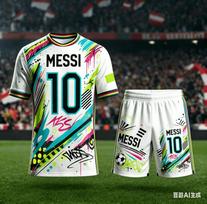 2026 Naujas Futbolo Treniruočių Kostiumas Rinkinys Dydis 10 # Messi # Suaugusiųjų/vaikiškas Didelis Dydis Greitai Džiūstantis Trumpomis Rankovėmis Šortų Rinkinys Dovana 160