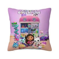 Gabbys Dollhouse Pillow Decoration Nordic Gabby Cat Pandy Paws Chair Cushion Square Pillowcase Cushion cover 40x40cm 16x16Inch 30x30cm pink