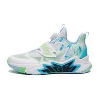 Anta Kids Cement Crusher Comfortable Sports Non-Slip Shock Absorbing Wear-Resistant Low-Top Basketball Shoes Kids basketball shoes 312321124H-4 39 white
