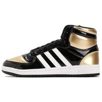 Adidas Top Ten RB Black Gold Patent Unisex Sneakers Core-Black Gold-Metallic Footwear-White FX7873 35⅔ black