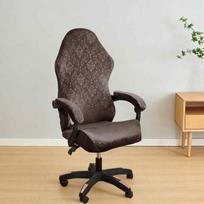 E-sports Gaming Chair Covers Stretchy Velvet Ergonomic Office Computer Game Chair Cover Home Chair SeatCover With Armrest Covers black