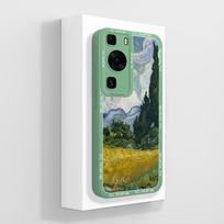 Cute Panda Cover For Huawei P60 Pro Case High Quality Liquid Silicone Phone Cases For Huawei P 60 Camera Protection Soft Funda Huawei P60 Pro gray