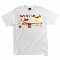 Santa Cruz Steve Alba SALBA RIDERS ONLY Skateboard T Shirt WHITE XL beige