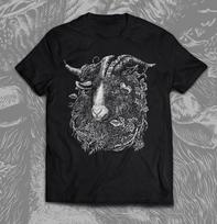 Creative Design Goat in Bramble Norse Myth TShirt 100 Cotton ONeck Summer Short Sleeve Casual Unisexs Tshirt Size S3XL 4XL gray