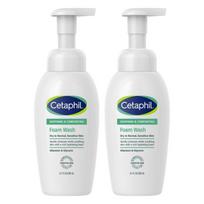 Cetaphil Soothing Cleansing Foam Wash, 200ml, 2 pcs white