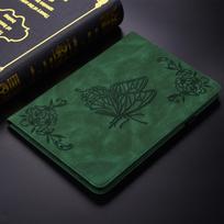 For Samsung Galaxy S10 S9 FE S8 S7 Plus A9 Plus A8 A7 Lite S6 Lite S5E T580 T510 T290 Tablet Cover Butterfly Print Wallet Case S7 FE 12.4 inch žalia
